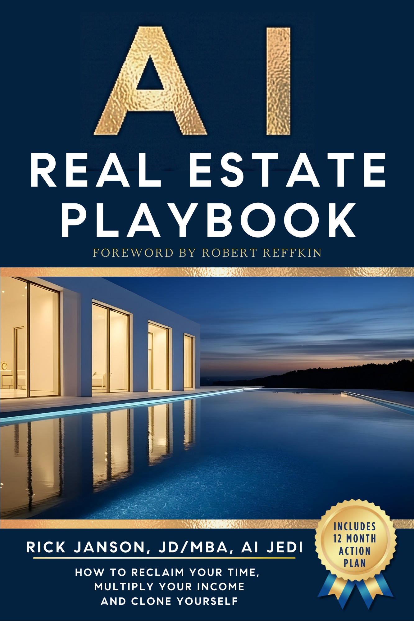 Cover of AI Real Estate Playbook by Rick Janson